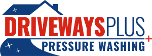 driveways plus pressure washing logo